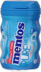 Mentos Bottle Lrg Mint 45Pc