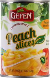 Peaches Sliced