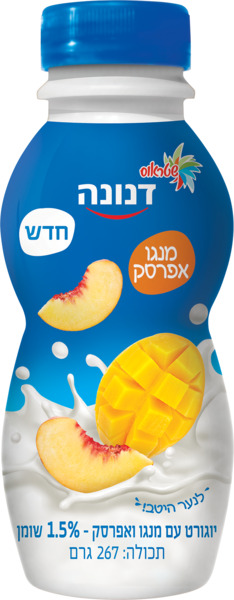 יוגורט עם מנגו ואפרסק 1.5%