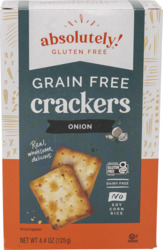 Toasted Onion Crackers Gluten Free