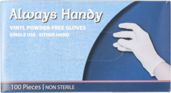 !Disp Gloves Vinyl Small