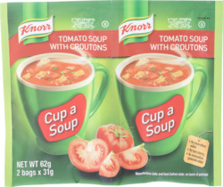 Tomato Soup with Croutons