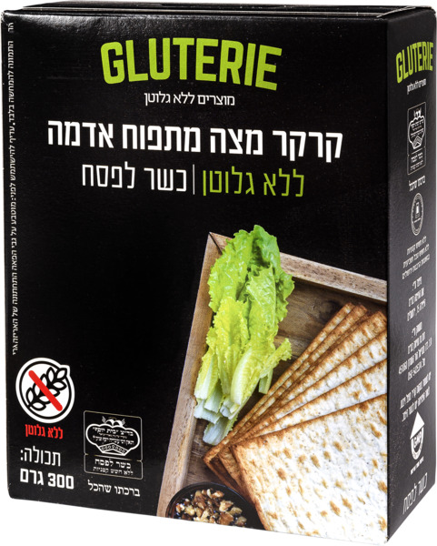 קרקר מצה מתפוח אדמה ללא גלוטן