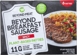 Plant Based Spicy Breakfast Sausage 6 ct