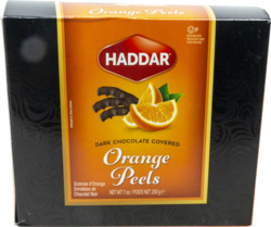 Orange Peels Dark Chocolate Covered