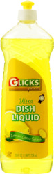 Glicks Dish Liquid Lemon 25Z