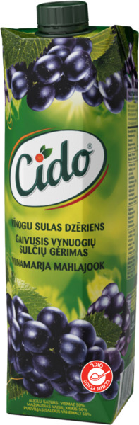 משקה בטעם ענבים 50% 1/15 CIDO