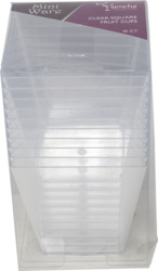 Mini Ware Clear Square Fruit Cup