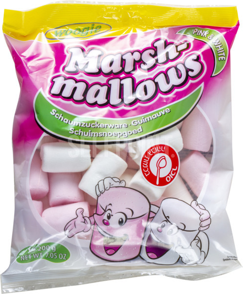 מרשמלו ורוד לבן 200 גר גונץ