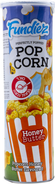 פופקורן בציפוי בטעם דבש וחמאה
