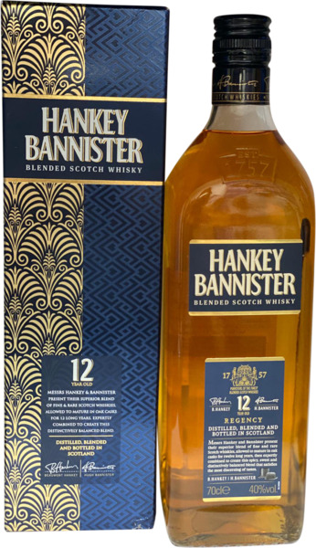 וויסקי הנקי בניסטר 12 שנה 700 מ"ל