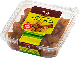 נתחי תפוח עץ מסוכרים עם קינמון
