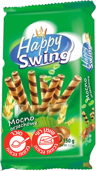 וופל רול במילוי קרם אגוזים