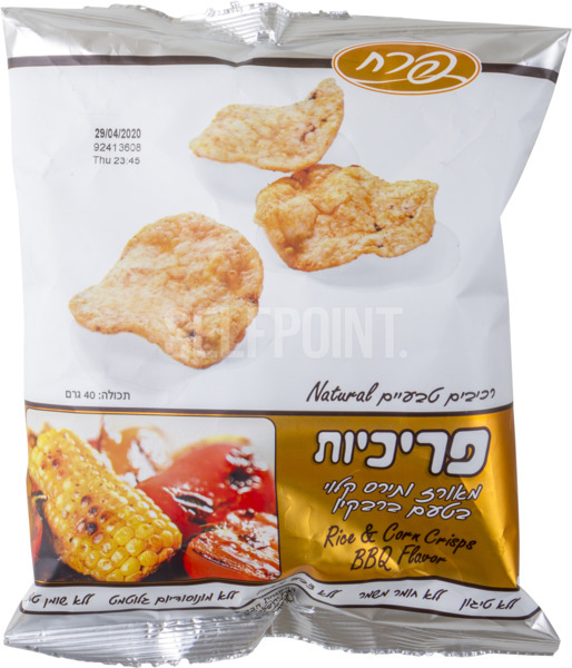 מיני פריכיות מאורז ותירס ברביקיו