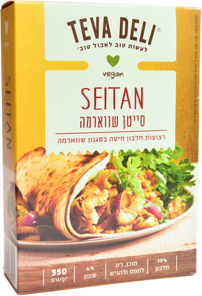 שווארמה מהצומח 350 גרם טבע דלי - מידע תזונתי