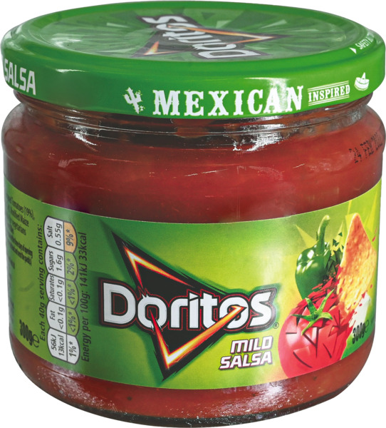 דוריטוס-דיפ סלסה חריפות בינונית 300 גרם