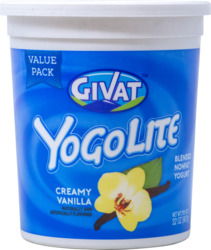 Yogolite Creamy Vanilla Blended Non Fat Yogurt