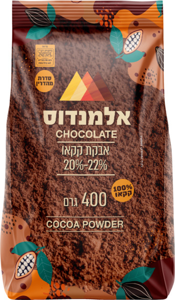 אבקת קקאו  400 גרם. - מידע תזונתי