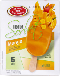 Klein 5Pk Sorbet Bar Mango
