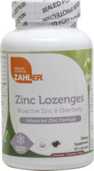 Zahler Zinc Lozenges 90Ct