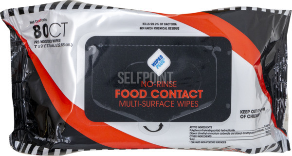 No Rinse Food Contact Multi-Surface Wipes | Freddy's On Monmouth