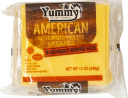 American Pasteurized Processed Cheese Slices 16 ct