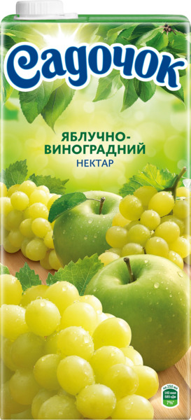 נקטר תפוחי עץ וענבים לבנים