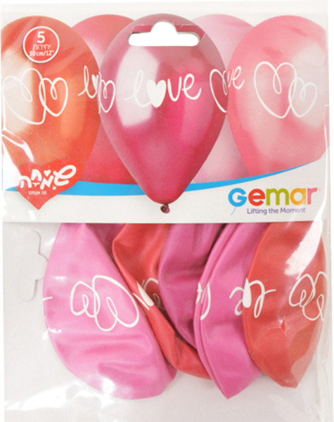 בלון מודפס LOVE