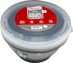 Ph Salad Bowls 38Z/4Pk Black