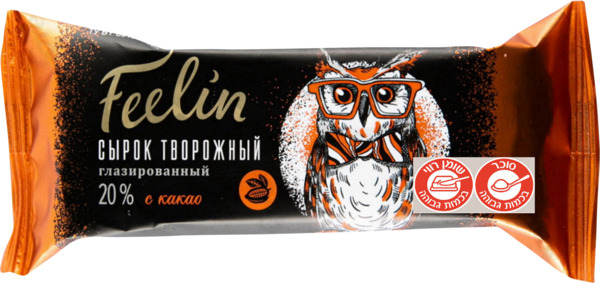 חטיף גבינה לבנה בטעם קקאו 40 גרם