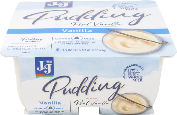 J&J Pudding Vanilla 4Pk