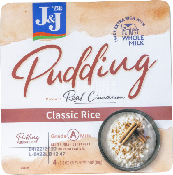 J&J Pudding Rice 4Pk