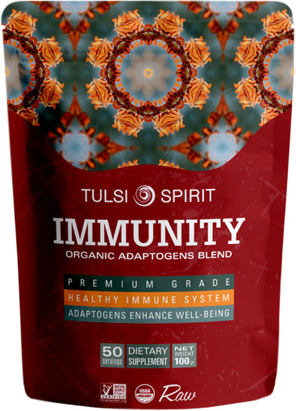 ORGANIC IMMUNITY 100 גרם TULSI SPIRIT