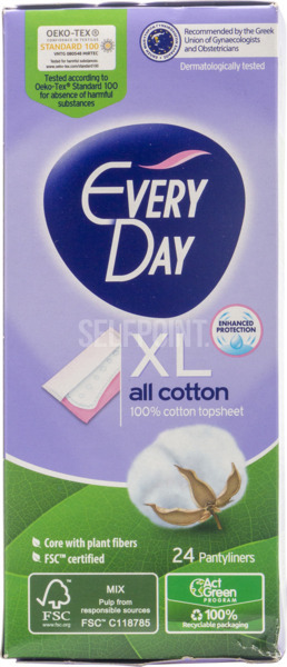 מגן תחתון אקסטרה לונג 24 יח EVERY DAY