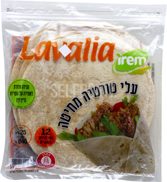 עלי טורטייה 25 ס"מ
