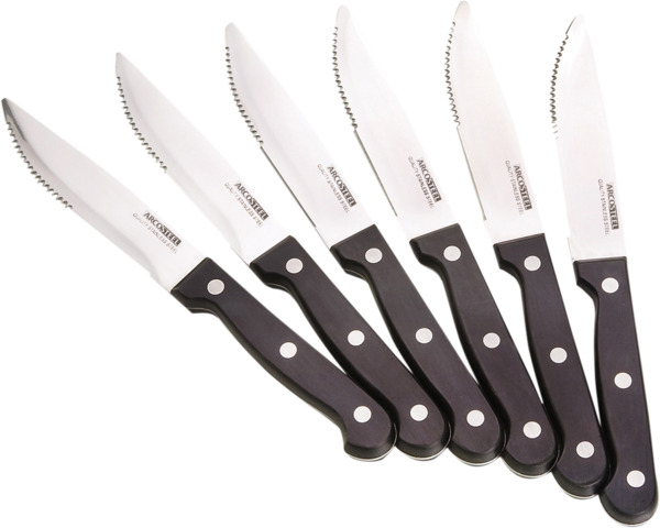 סט 6 סכיני סטייק ARCOSTEEL - XL