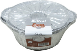 Jetfoil Pot/W Cover Sml 3Pk