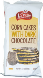 Corn Cakes with Dark Chocolate 6 ct