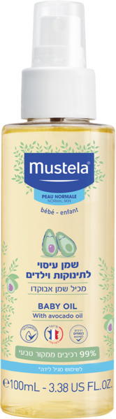 מוסטלה שמן עיסוי תינוקות 100 מל טבעי