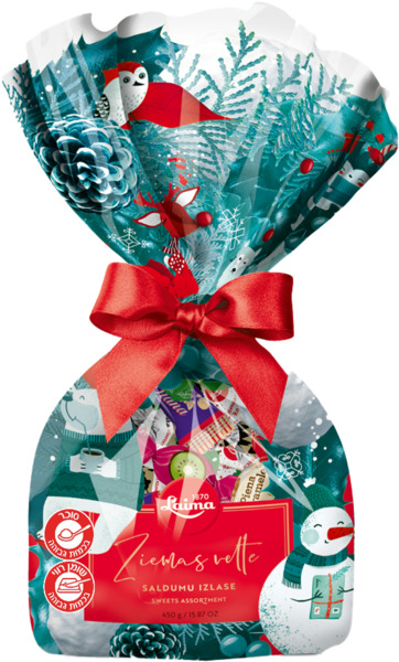 אסורטי כריסמס ZIEMAS VELTE לאימה 450 גרם