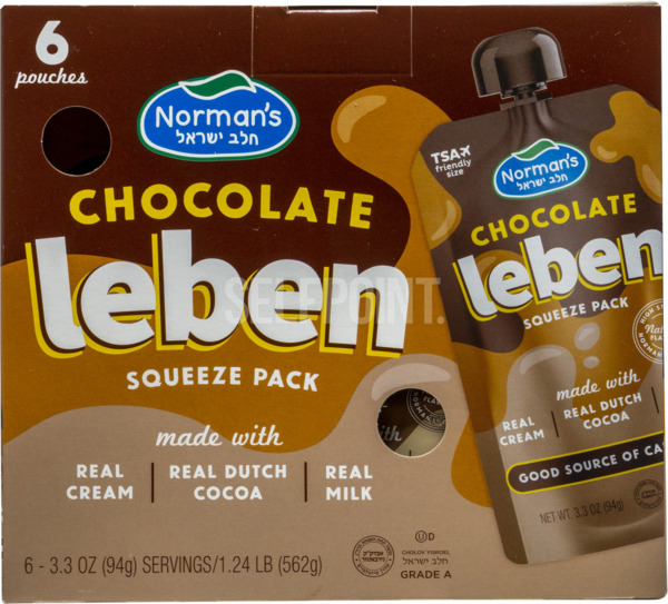 Norm Leben Choc Sqz 6Pk