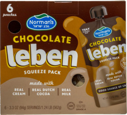 Chocolate Leben Squeeze Pack 6 pk