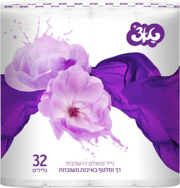 נייר טואלט טאצ' פרימיום 32 גלילים