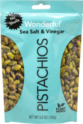 No Shells Sea Salt & Vinegar Pistachios