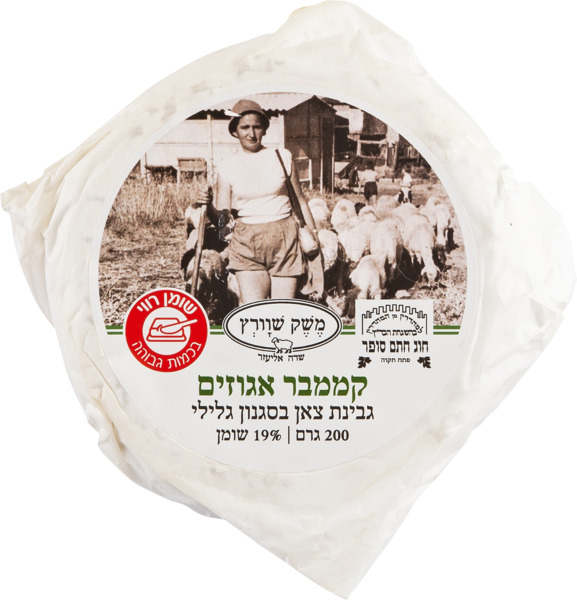 גבינת צאן קממבר אגוזים 19%