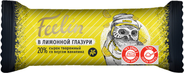 חטיף גבינה לבנה מצופה שוקולד לבן בטעם לי