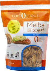 Low Carb Melba Toast Sea Salt