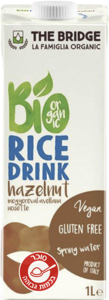 משקה אורז אגוזי לוז