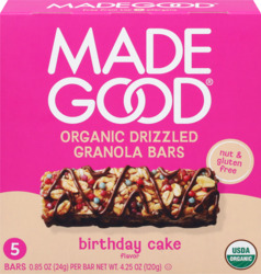 Made Good Gran Bar Bday Cake