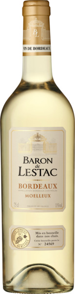 ברון דה לסטק בורדו מואל לבן חצי מתוק 750